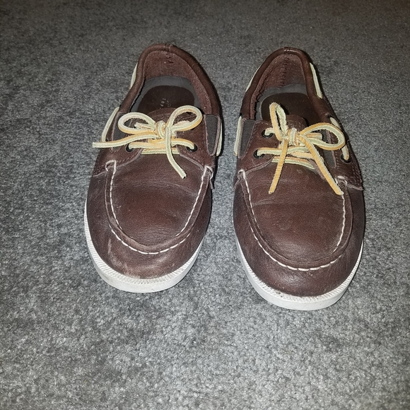 Sperry Boys Top Sider Shoes 1M. - Picture 2 of 8